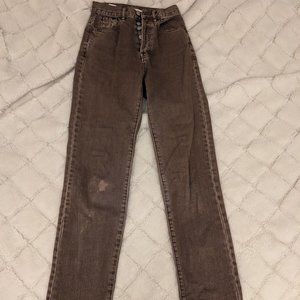 straight leg dad jean